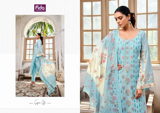 Ruhi By Fida Digital Printed Karachi Cotton Dress Material Wholesale Market In Surat